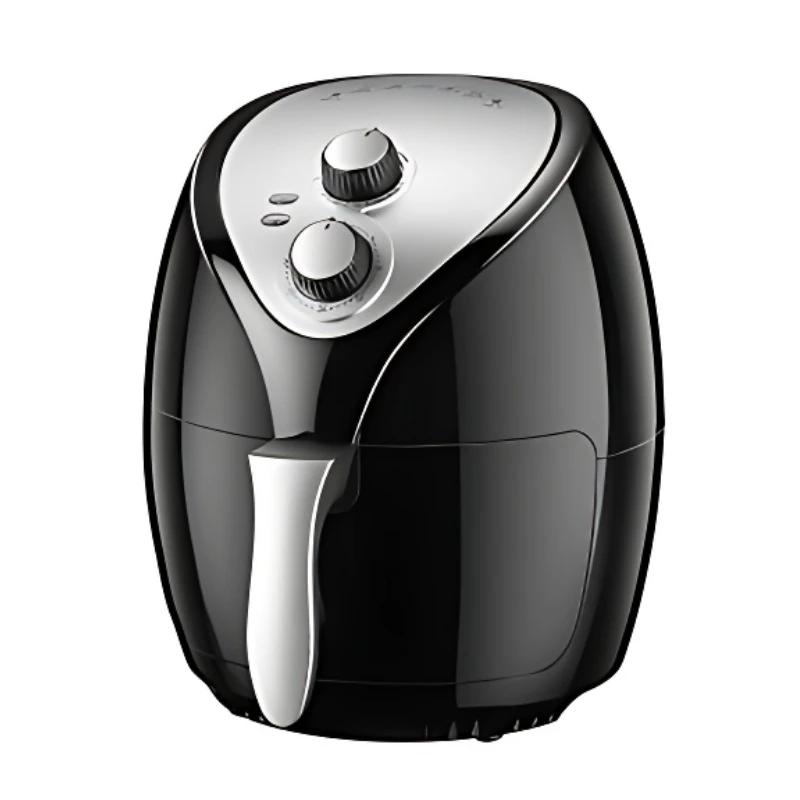 Household Touch Screen air fryer digital Electric Deep Fryer Oven With 2 Independent Baskets