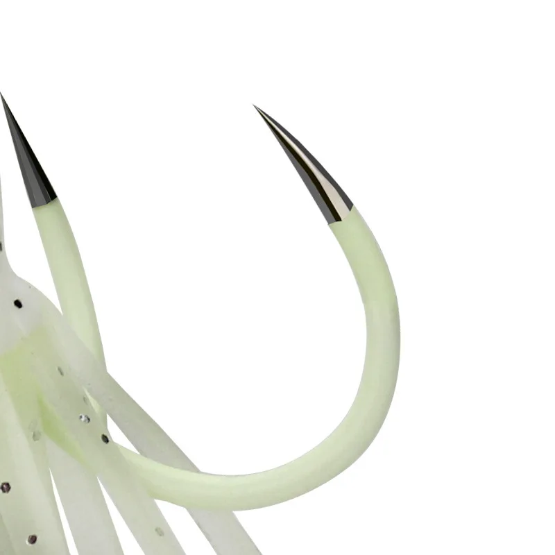  Lattmo2019New hot saleWinter night fishing Bionic octopus soft bait luminous5.5cm/3gArtificial Crank swing