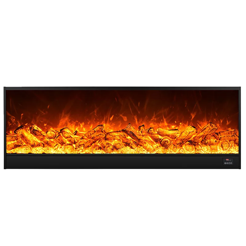 Customizable Size Flame Home Smart Wall Mounted Electric Fireplace Insert