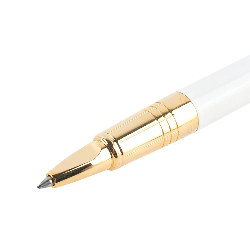 Jovesun Hot sale business promotion fashion style signature pen gun black rose gold clip custom logo heavy metal roller pen