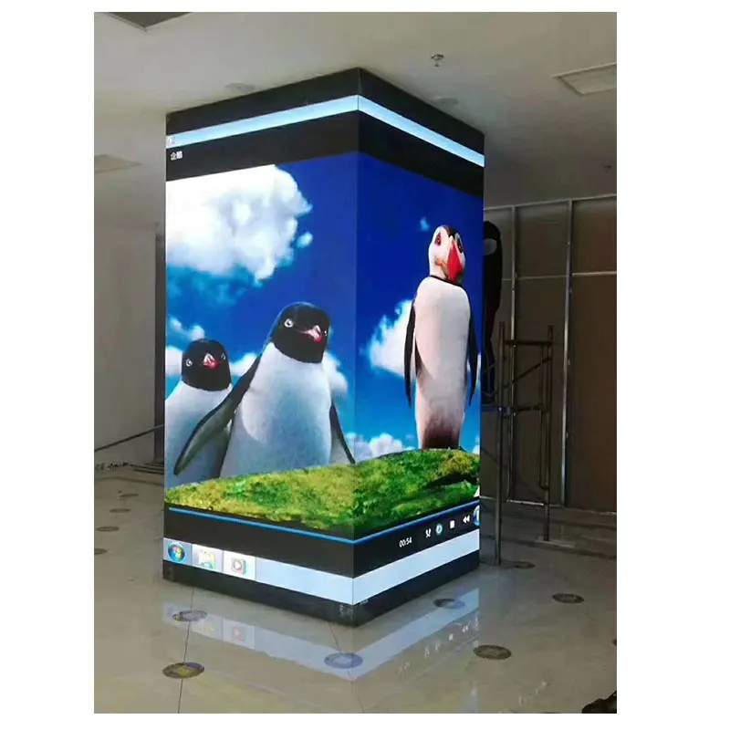 Competitive price good quality RGB SMD P4 Indoor LED Screen Column