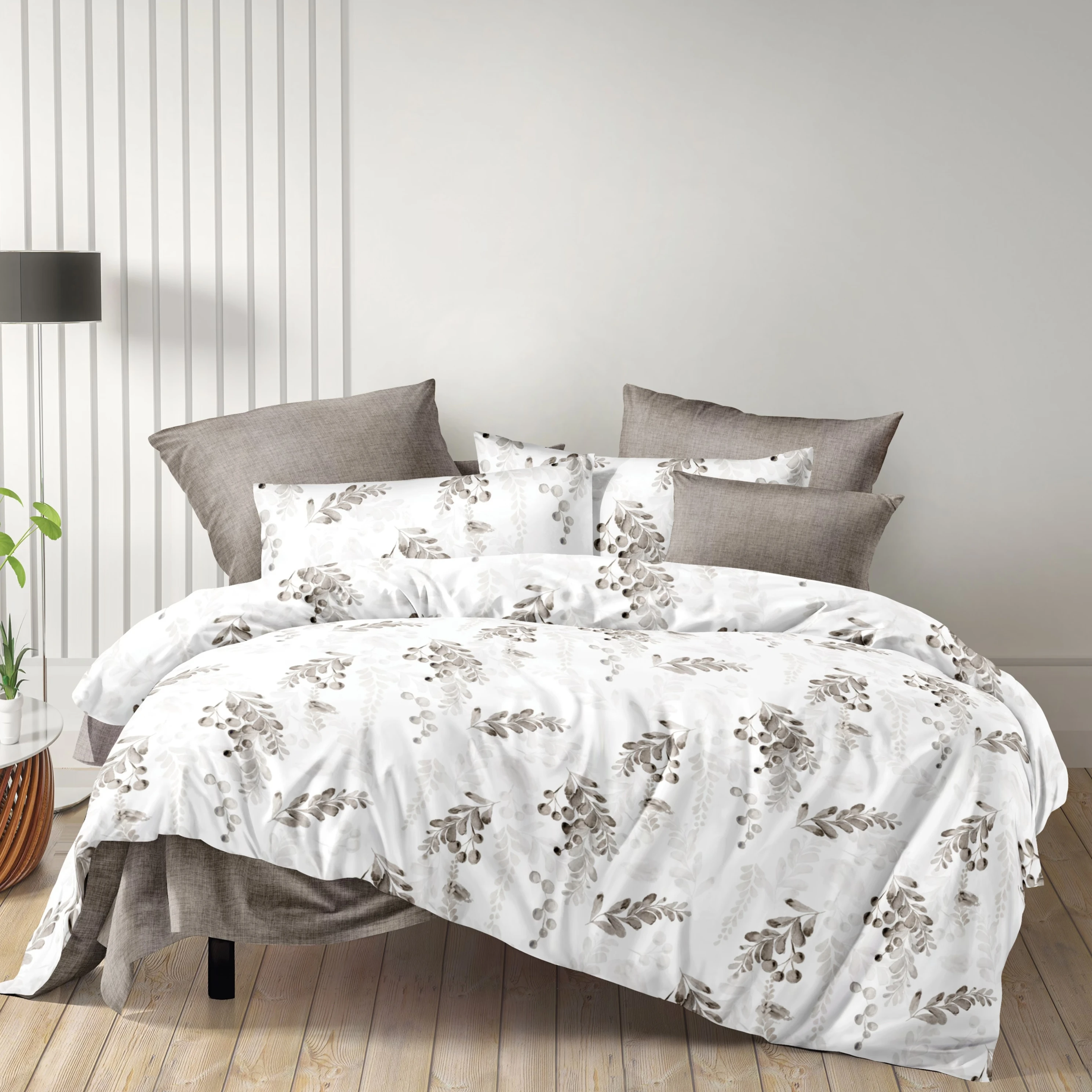 New Design Bed Duvet Comforter Floral Pattern Bedding Sets 7 Pieces Comforter Luxury Bedding Set