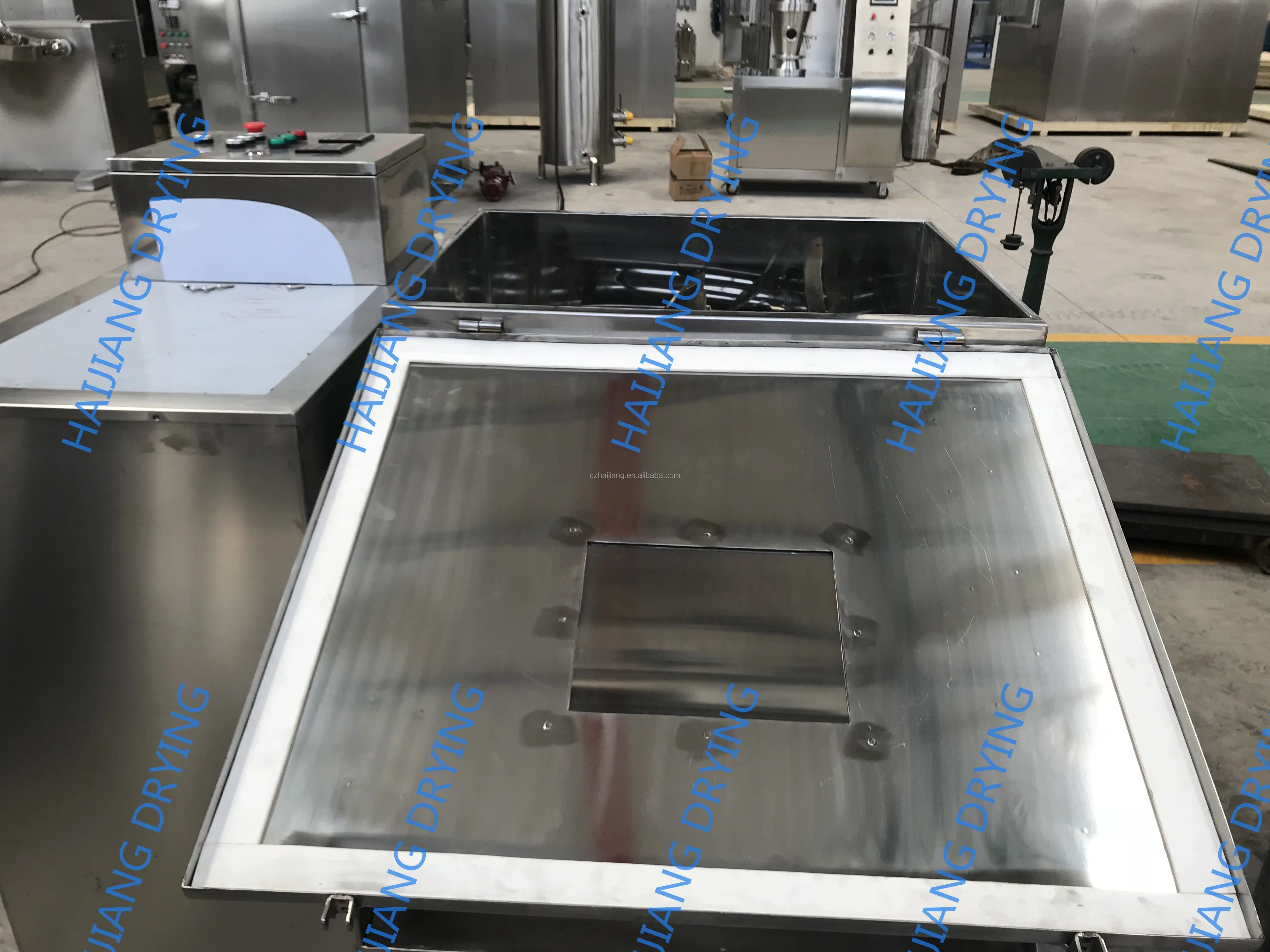 Easy Operation Industrial Trough Shape Slot Type Dry Wet Mixer for Powder Mixing Machine