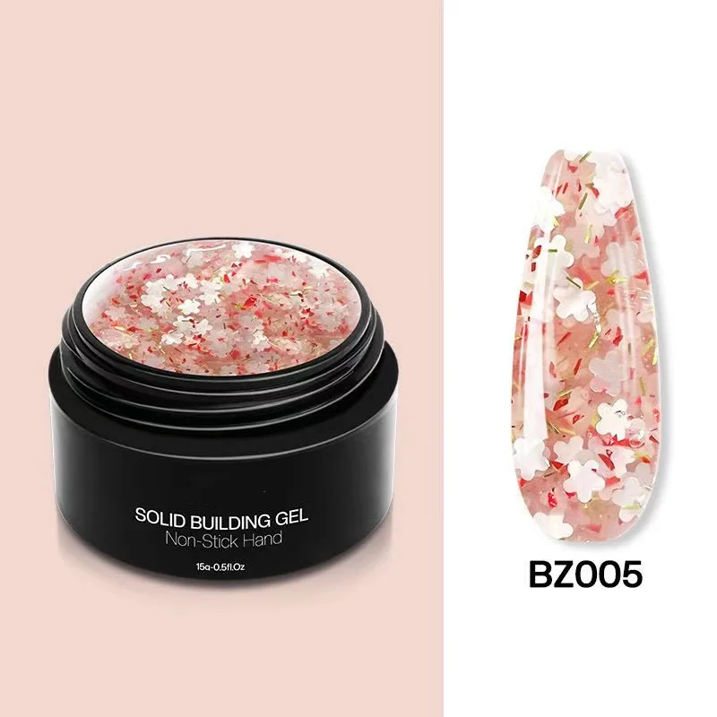 Non-stick Hand Nail Art Solid Extending Glue suit Novice Nail Art Construction Paperless Crystal Extending Glue