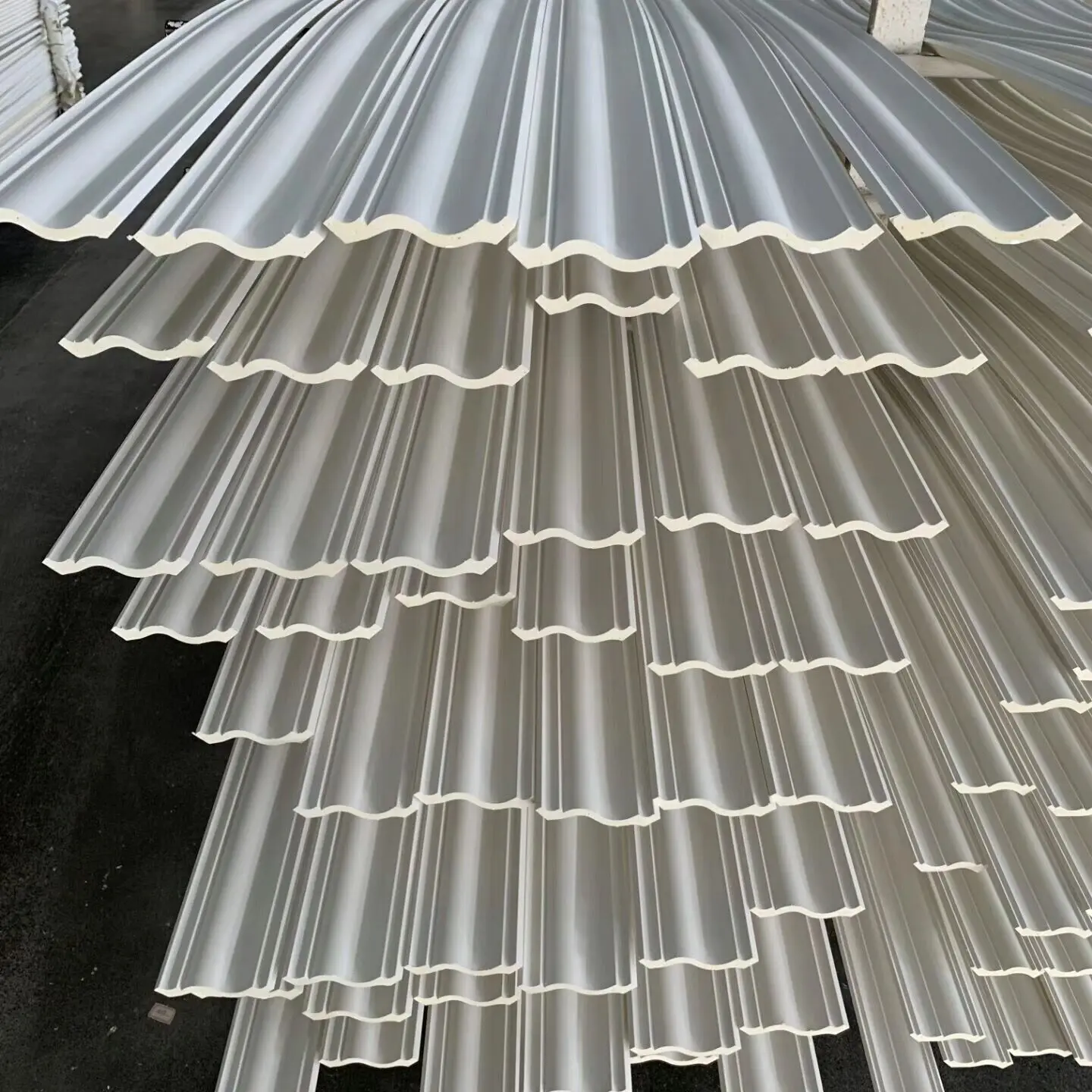 Polyurethane Niches Crown Moulding Good price beautiful new modern Gypsum Niches Crown Moulding