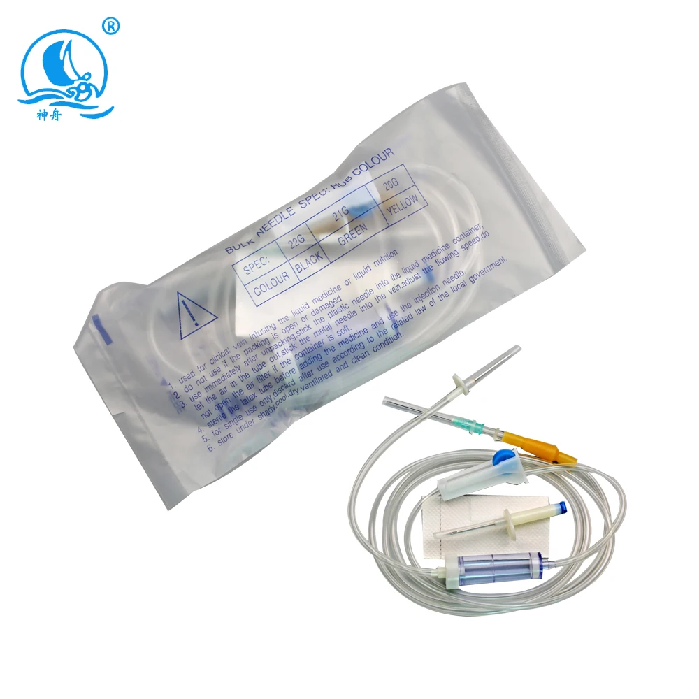 OEM IV SET Manufacturer Wholesale ISO9001 CE disposable multi style infusion set with y connector