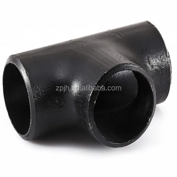 Competitive price carbon steel butt welded pipe fitting equal tee