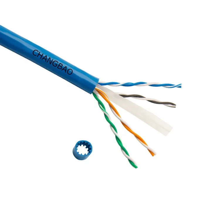 Changbao Cat6a Cat6 Cat5e 23AWG 0.585mm Bare Copper Twisted Pairs Network Ethernet Lan Cable Price