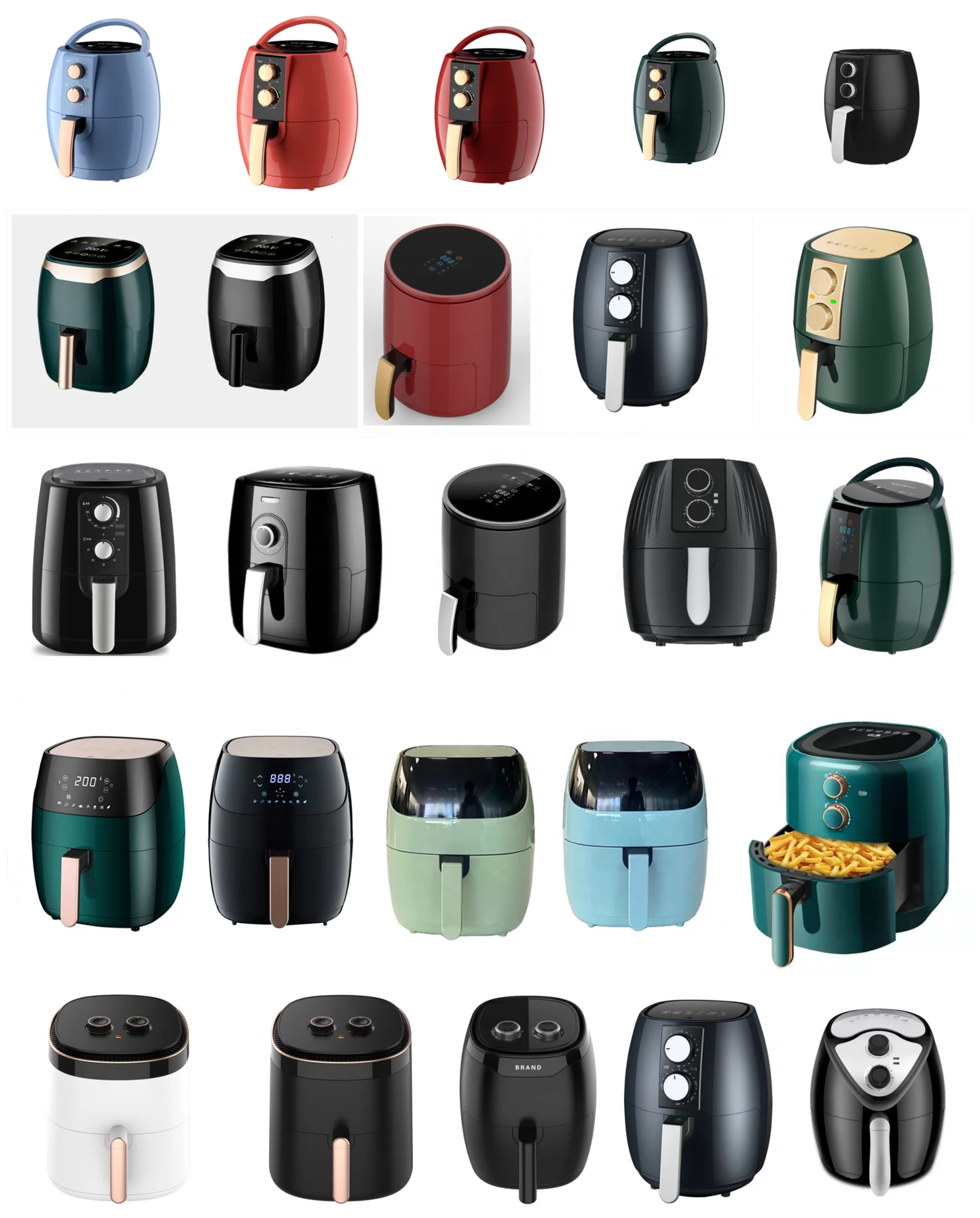 5.5l 1500w China Manufacturer Electric Pressure Cooker Air Fryer Oven  2l 3.2l 4.5l 5l 5.5l 6l 10l 7l 8l 10l 12l