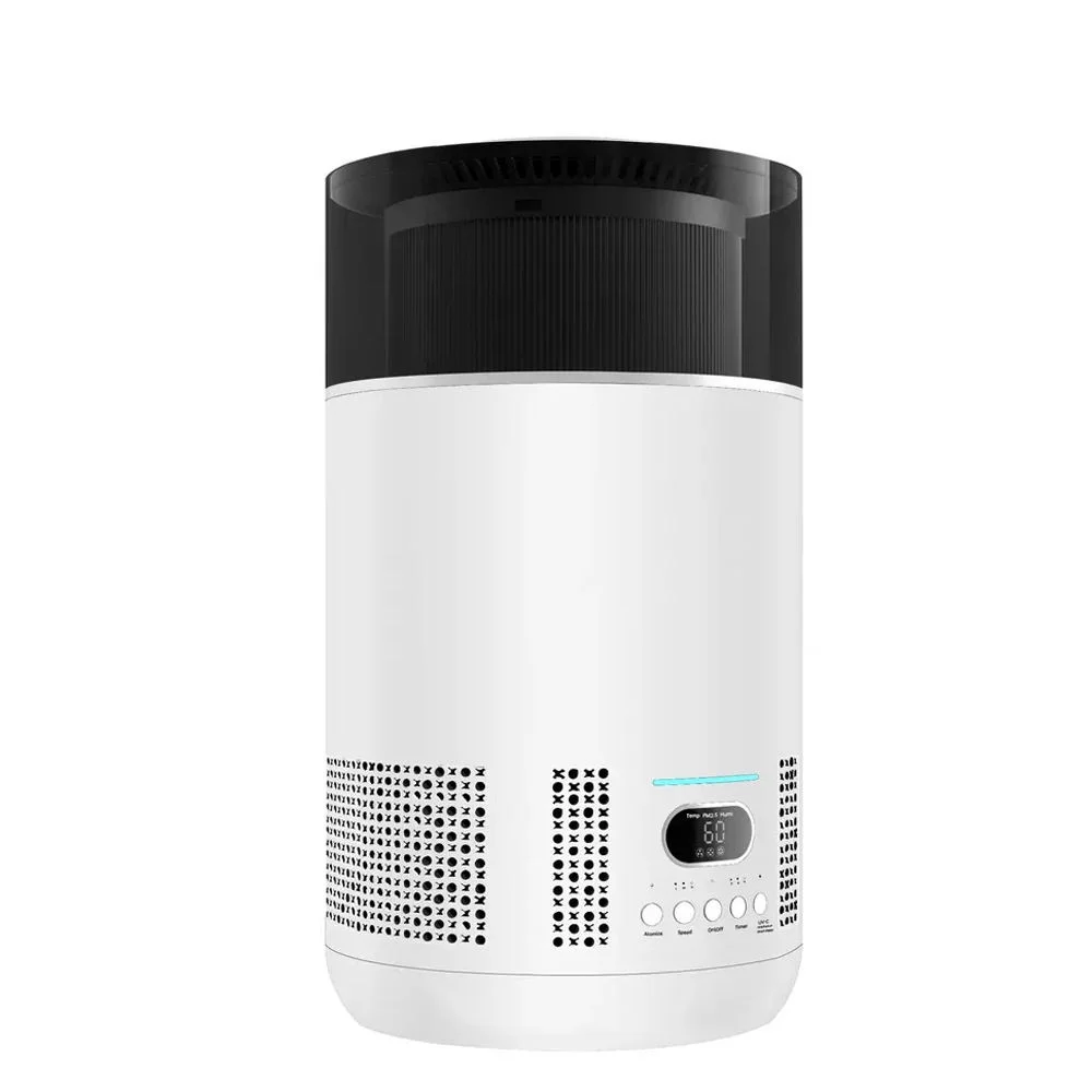 OEM Smart Portable Household Room Desktop Air Purifier HEPA Filter 2 In 1 Humidifier Air Purifier for Home Office