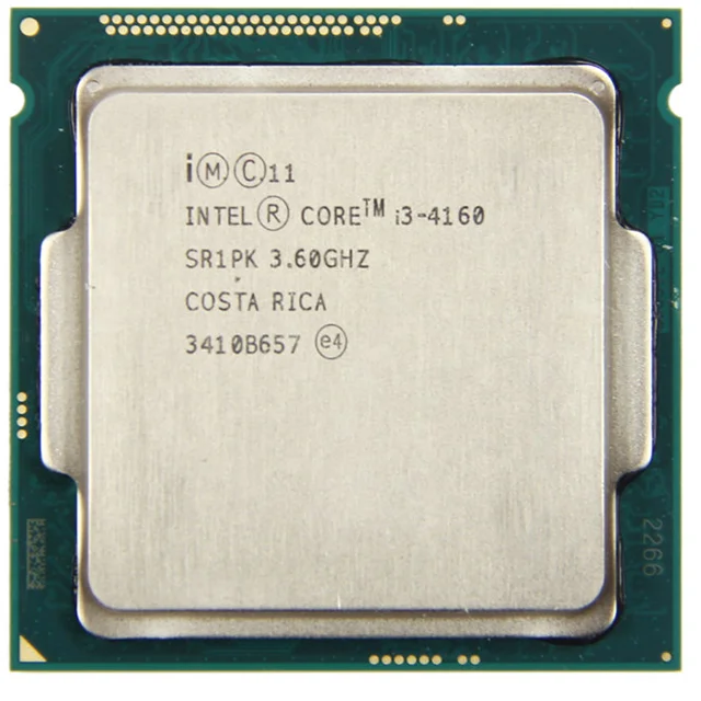 for Intel core  desktop cpu processor i3 4160  socket