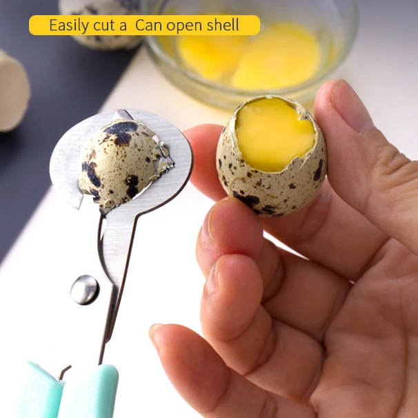 Quail Egg Scissors Stainless Steel Bird Egg Cutter Quail Egg Cutter Kitchen Scissors