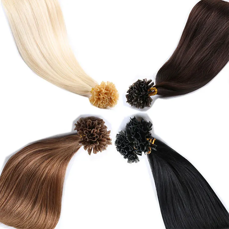 Hair Remy U Tip Pre Bonded Extension Remy Human Keratin Hair U Tip Hair Extensions