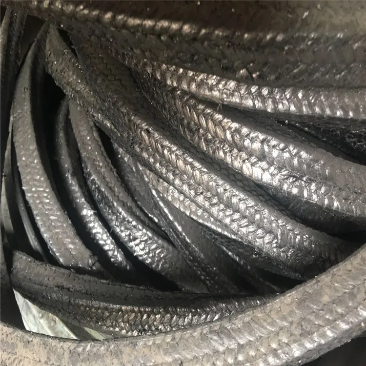 Cheap Price High Pressure Resistance  Gland Packing Black Ptfe Graphite Gland Packing