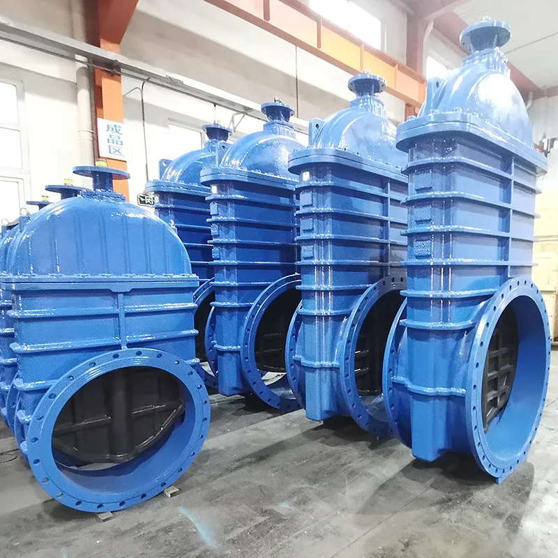 Big size PN16 DN600 DN1200 DN800 ductile iron resilient seated wedge gate valves