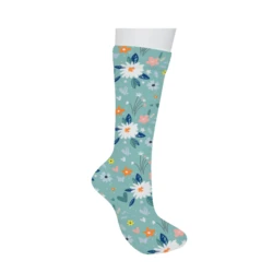 3D digitial custmized women printed socks custom designs ,custom socks bamboo 3d print