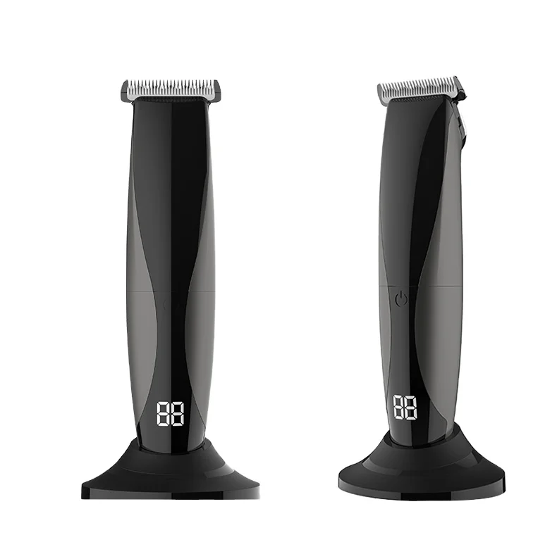 New Design Wholesale / OEM Professional Rechargeable Electric Men Shaver LCD Hair Clipper Trimmer