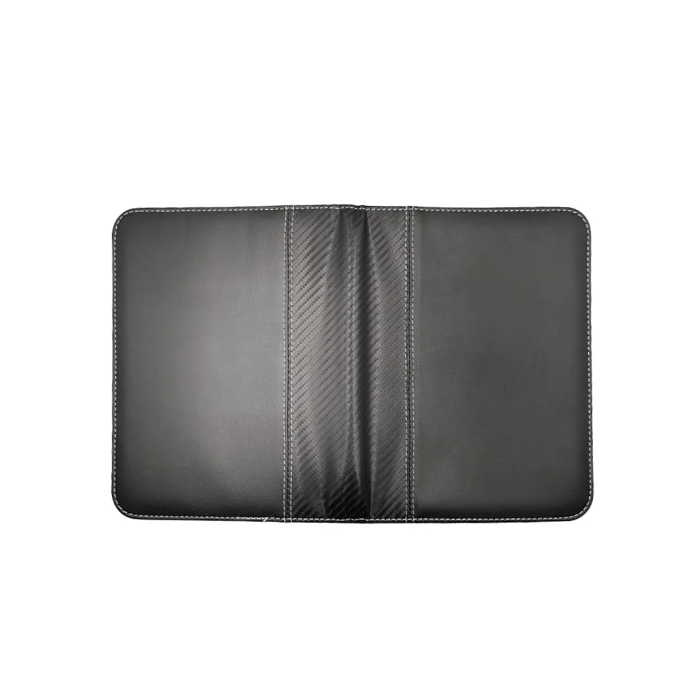 Custom Portable A4 Size PU Leather Document File Folder Art Portfolio Case