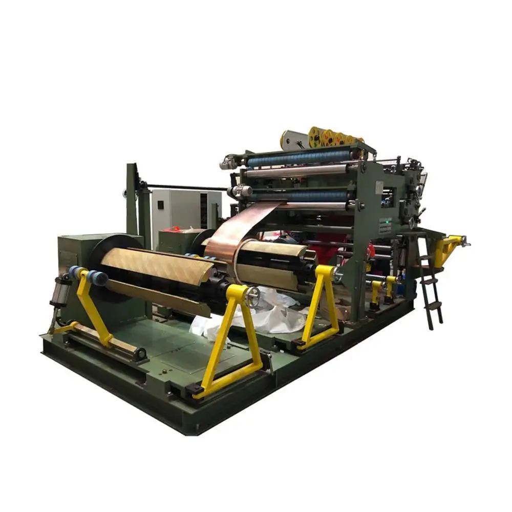
PRJ-600 Double winding coil transformer Copper Strip Winding Machine 