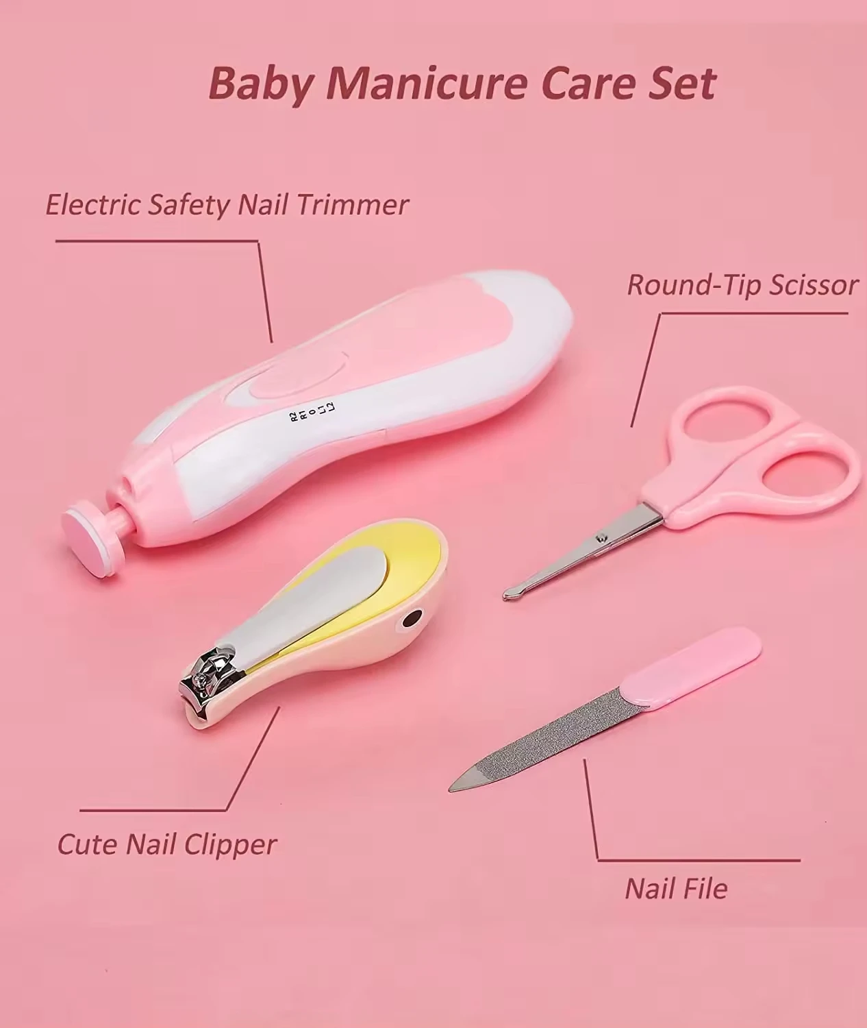 Wholesale Babycare grooming kit nursery kit newborn kit shower gifts 14 pcs with nail trimmer