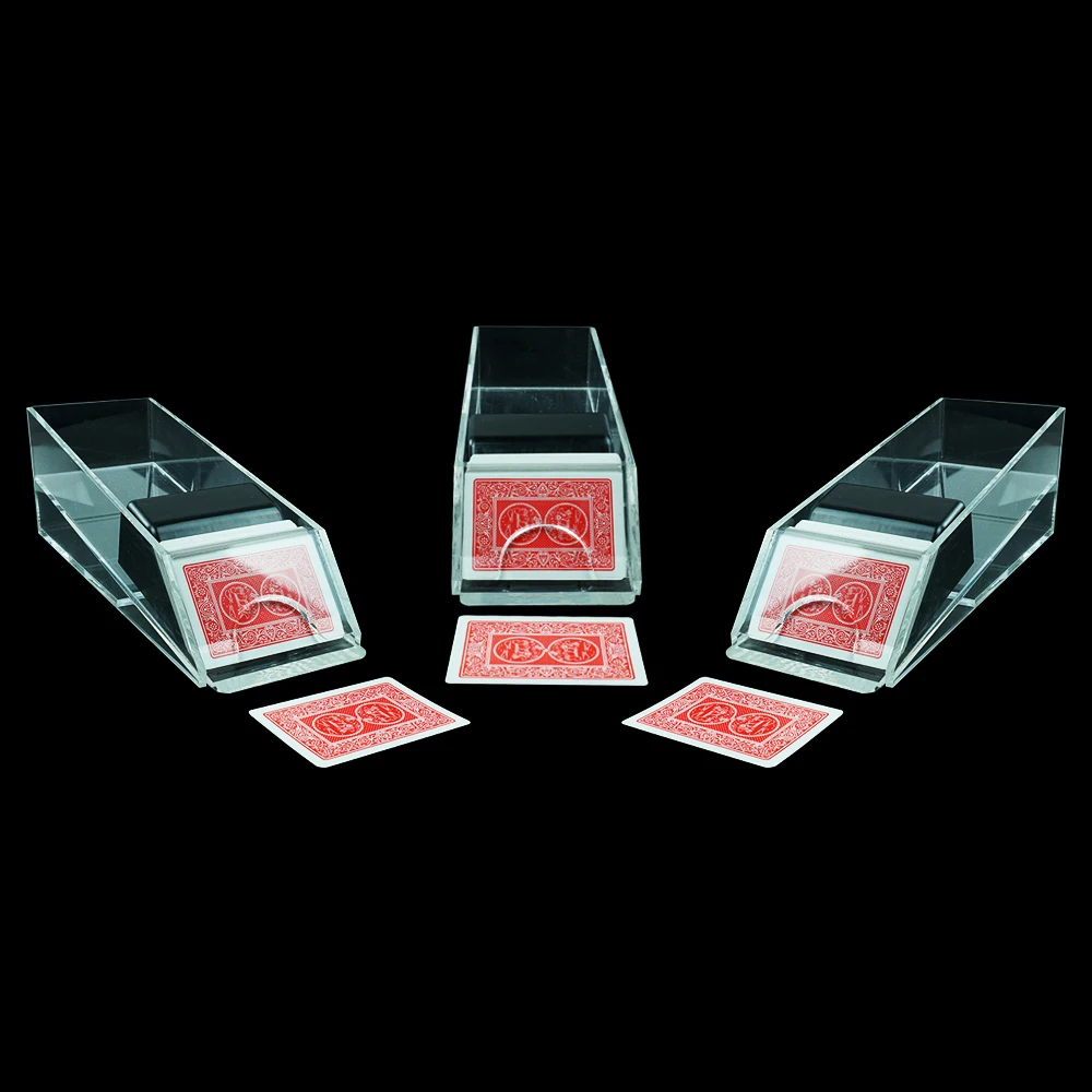 Профессиональный Blackjack покер 6 комплектов игральные карты моделирование обуви аксессуары для казино фабрика оборудования класса люкс