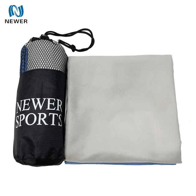 
Manufacturer price promotional multi color custom the royal standard print roll microfiber swimming towel with bag 