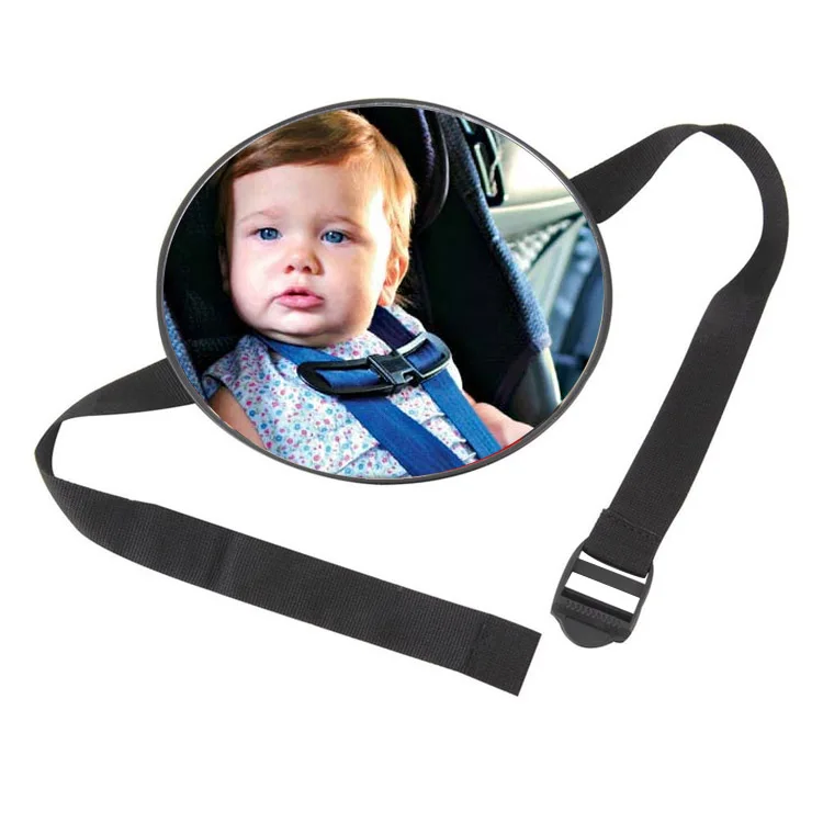 Safe baby car mirror for rear view facing back seat for infant child