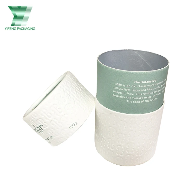 Yifeng packaging eco friendly hair brush packaging custom logo printed cylinder container round tube packaging boxes