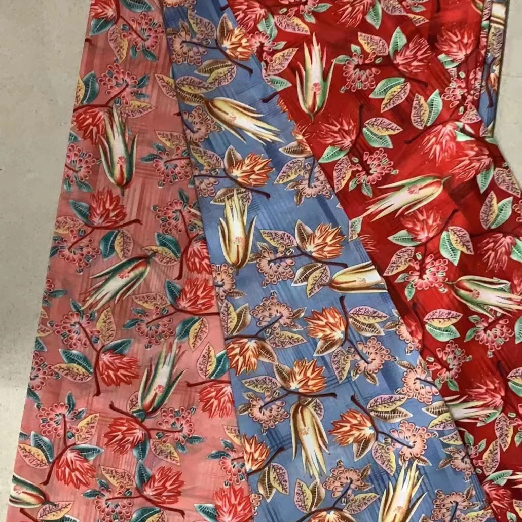 wholesale new design 100% polyester Printed chiffon for women