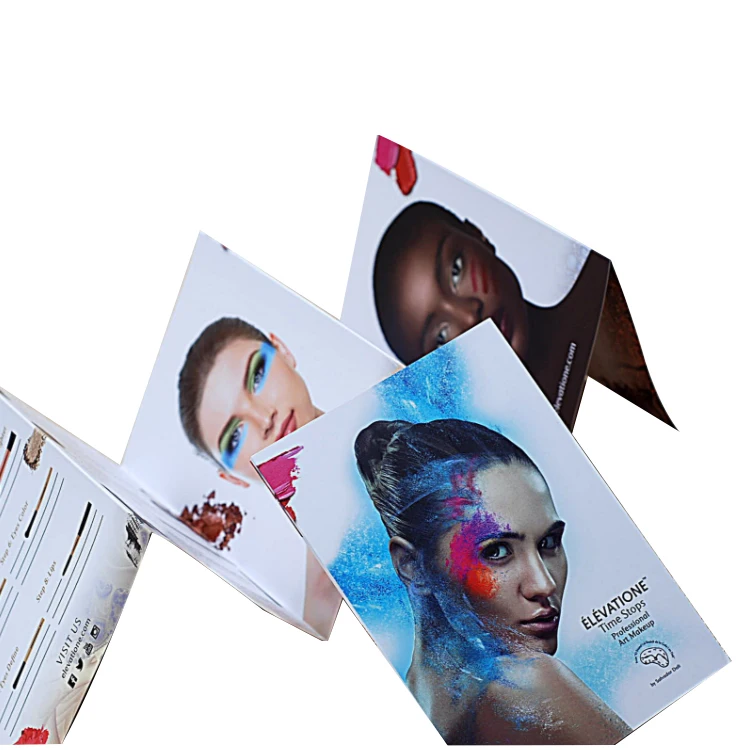 China Custom Cheap Brochure Printing Fold Booklet A6 Flyer Catalog Leaflet Printing in Guangzhou