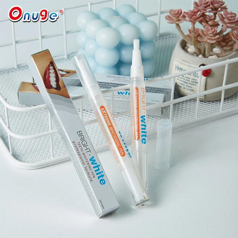 Perfect Smile Dazzling White Sodium Bicarbonate Teeth Whitening Home Gel Natural Fruit Flavor Teeth Whitening brush pen