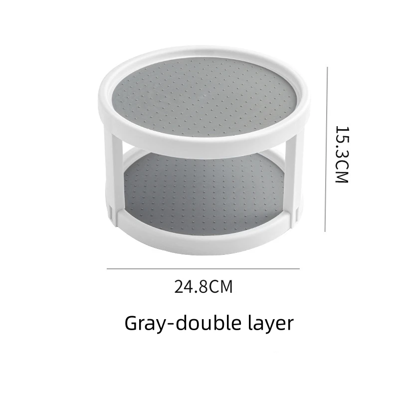 High-quality Multifunctional Round Kitchen Storage and Revolving Spice Organizer & Holder