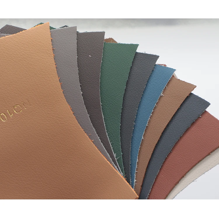 GRS certified recycled Material 58% bovine fiber base recycled leather genuine cow leather real  for upholstery handbag