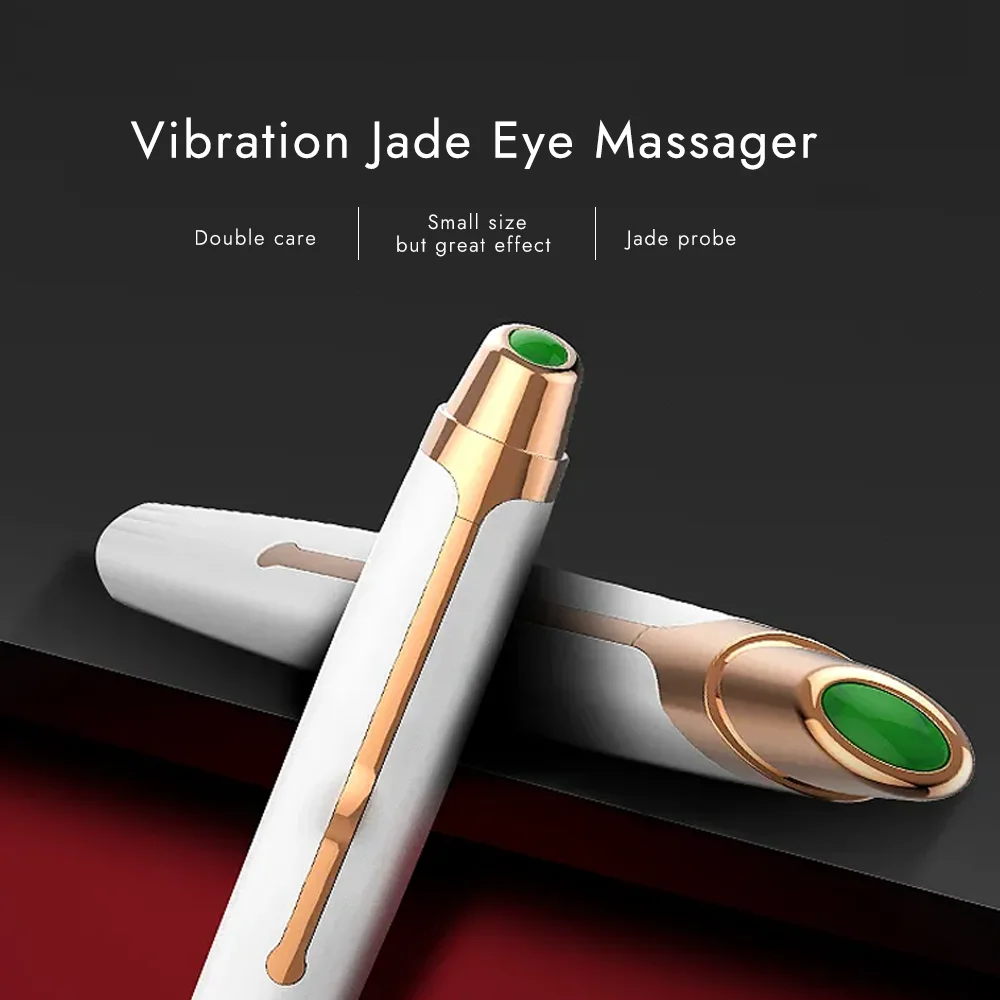 Synogal  heat compression high frequency vibration eye bag wrinkle removal jade eye massage device