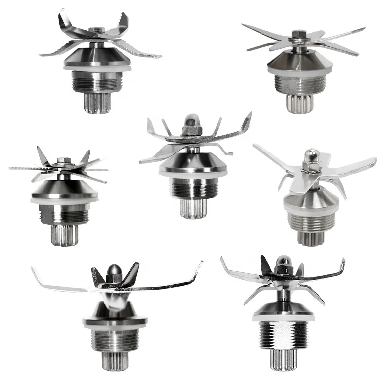 High quality 304 stainless steel Ice Crusher knife commercial bblender blade set for blender parts knife set