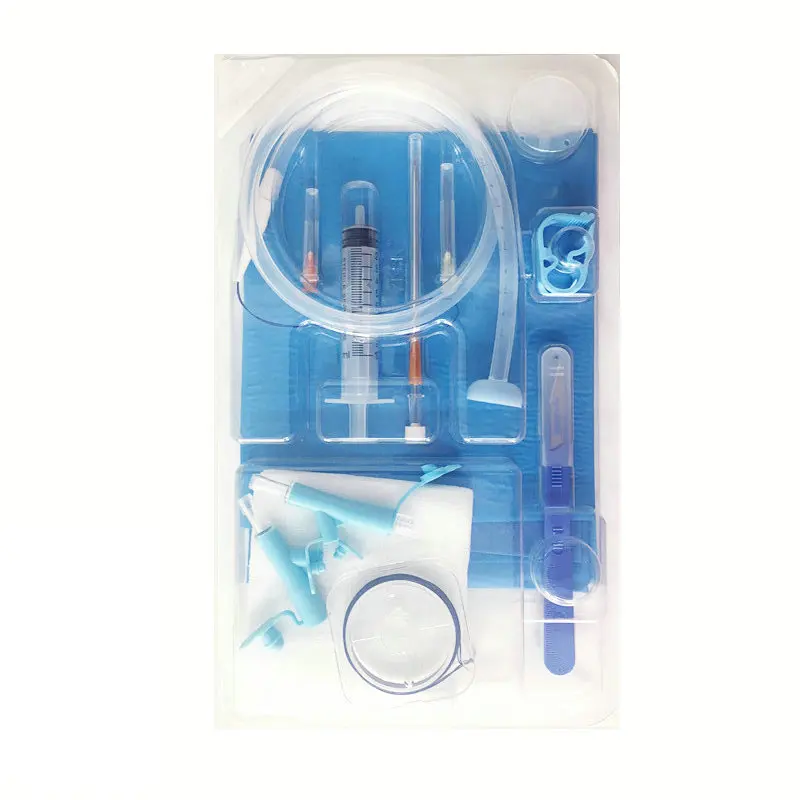 Disposable gastrostomy feeding tube / PEG percutaneous endoscopic kit