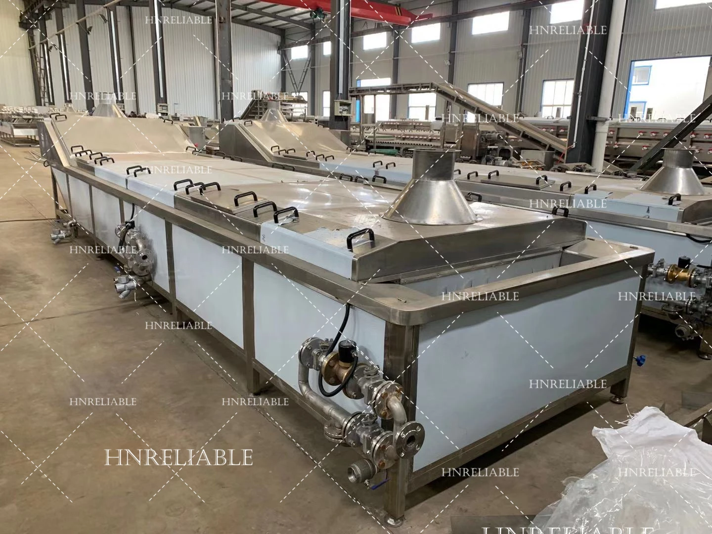 Commercial used water bath pasteurizer for food fruit and vegetable processing plant