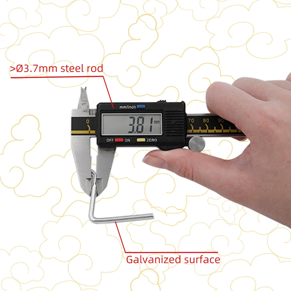 43PC steel peghook assortment store display hanger hook garage storage peg board hook