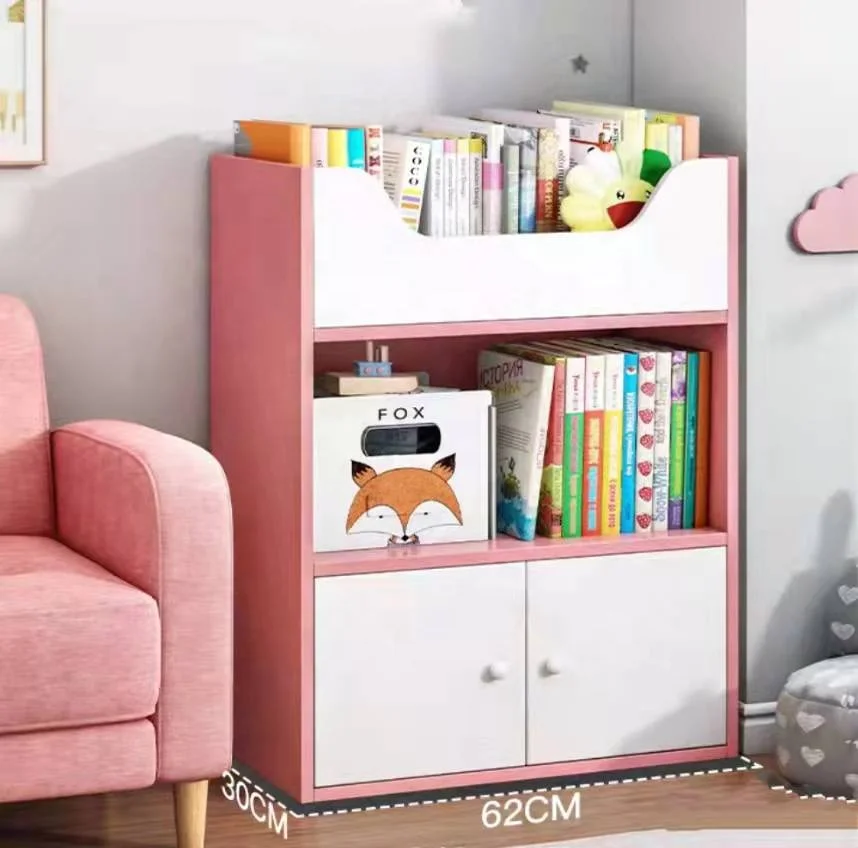 Bookshelves can be customized with partition shelves and multi-layer solid wood bookshelves