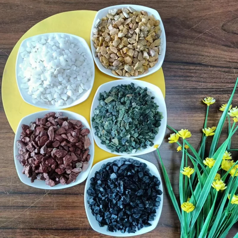 Small decoration gravel for aquarium packed pebble stone black aquarium under black pea natural gravel tumbled stones pack sand