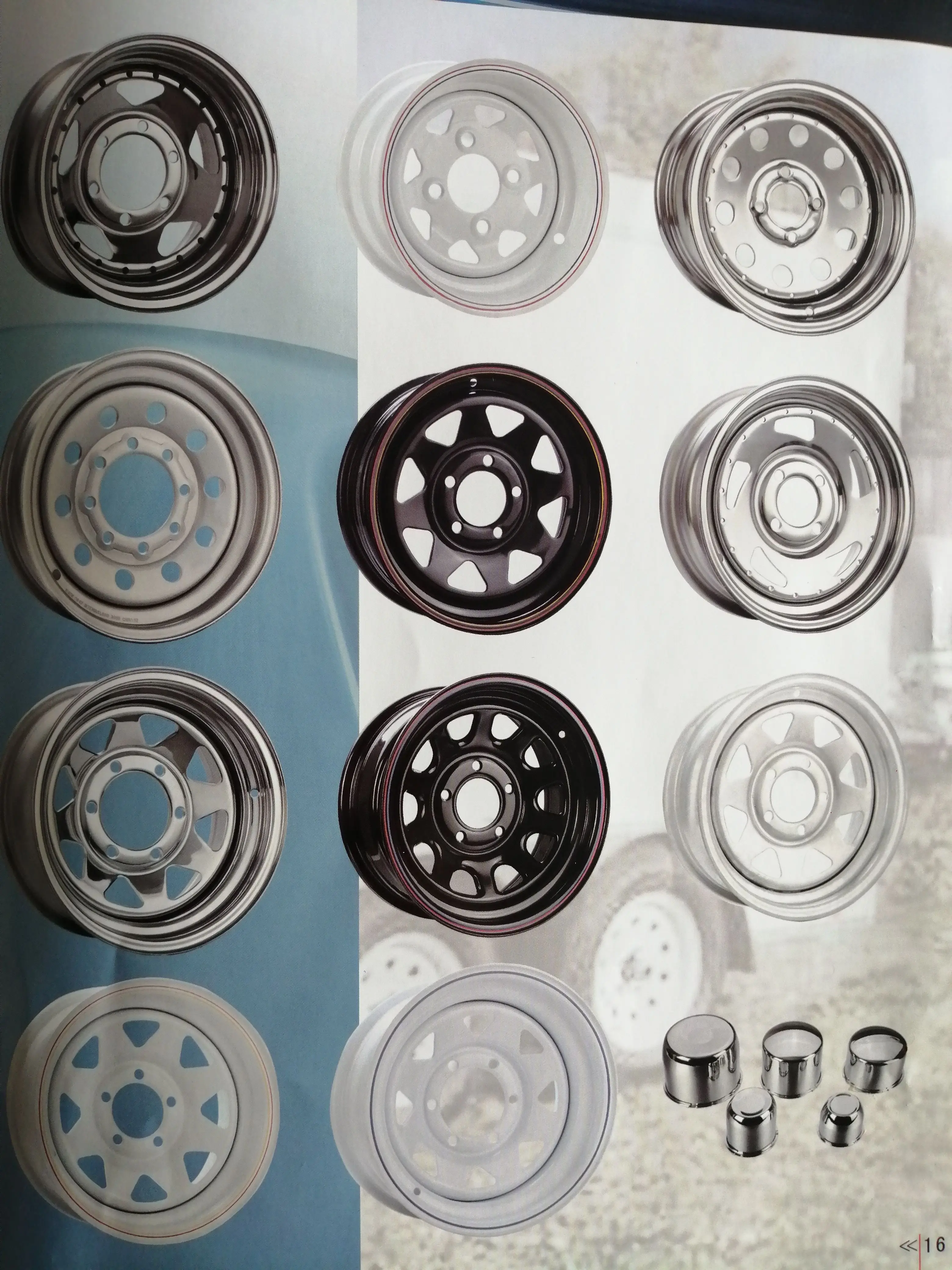 advertising  trailer wheel rims  truck  wheel rim with size 13 14 15 16 inch