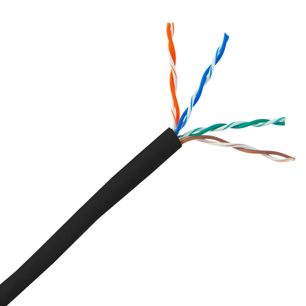 China Factory Direct  Low Price  High Quality Outdoor Indoor UTP FTP Twisted Pairs Cat5e Lan Cable For Computers