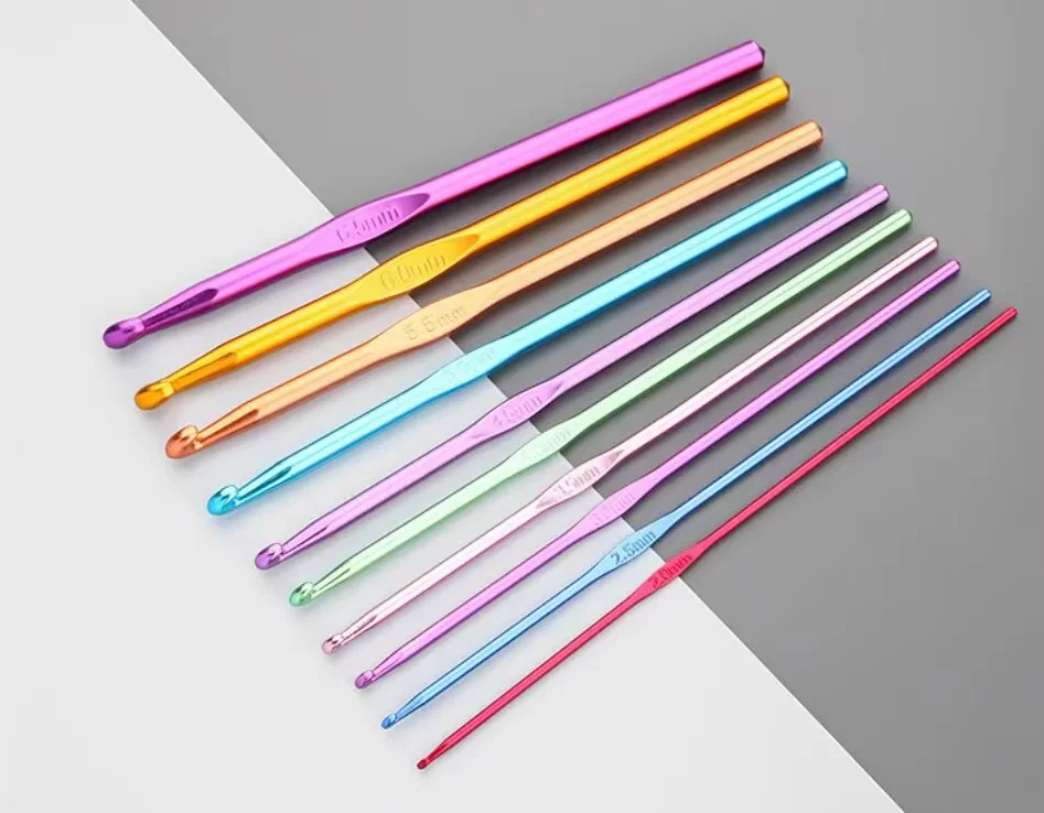 Retail  crystal knitting needle for hand knitting