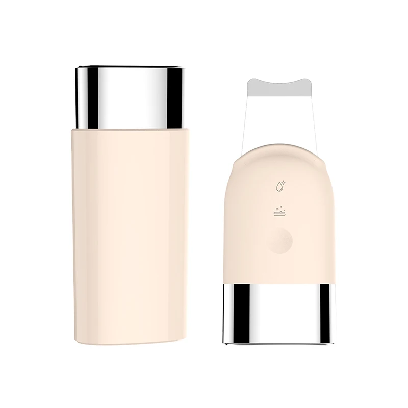 Rechargeable Skin Spatual Ultrasonic Face Dirt Cleansing Scrubber Horn Remover device