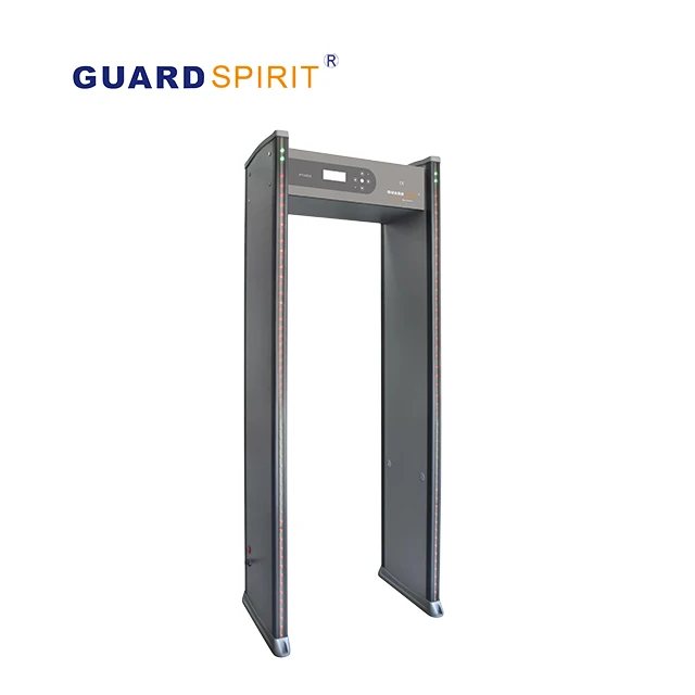 
12 zones Video record Walk Through Metal Detector with LED monitor door frame body scanner 