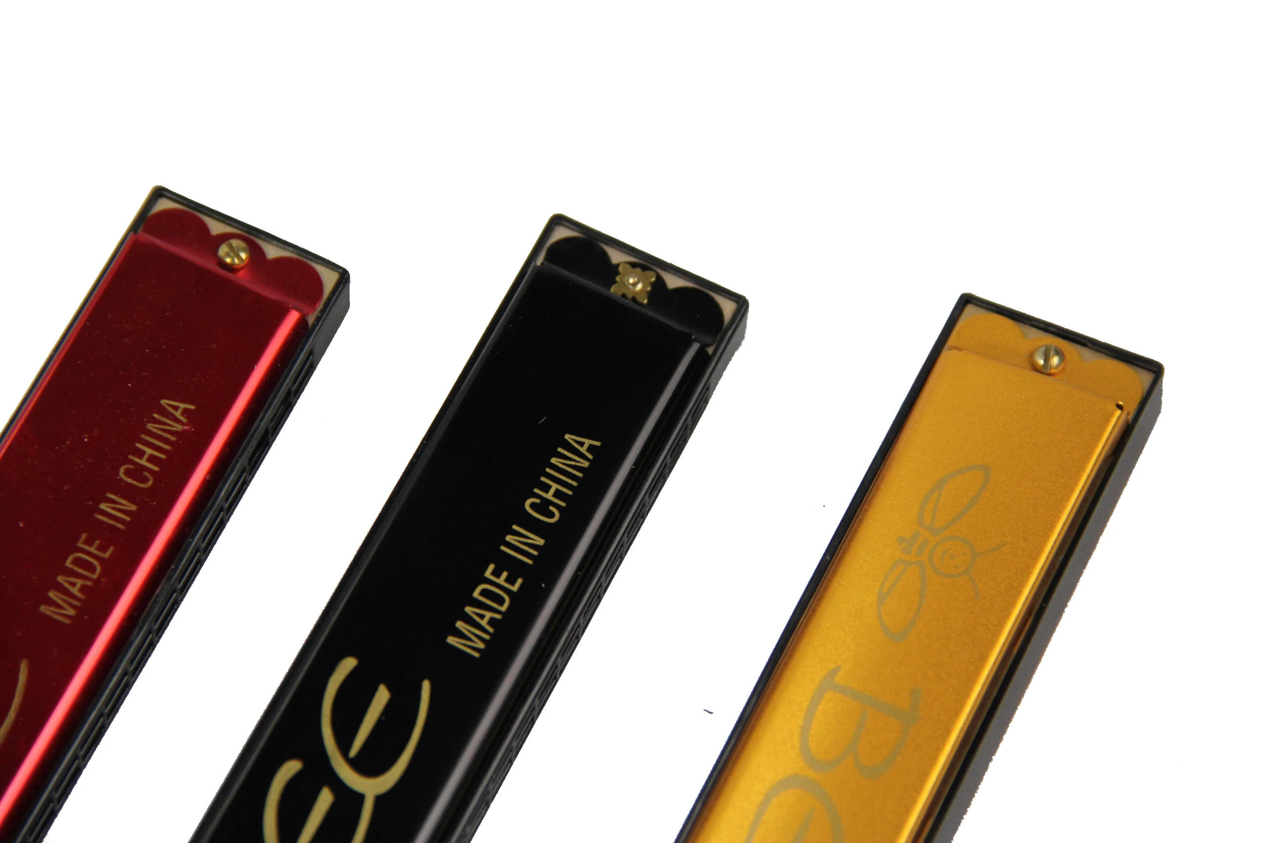 DF24A-1 Bee брендовая гармоника с 24 отверстиями алюминиевая реечная пластина с алюминиевой крышкой игрушечная гармоника для детей