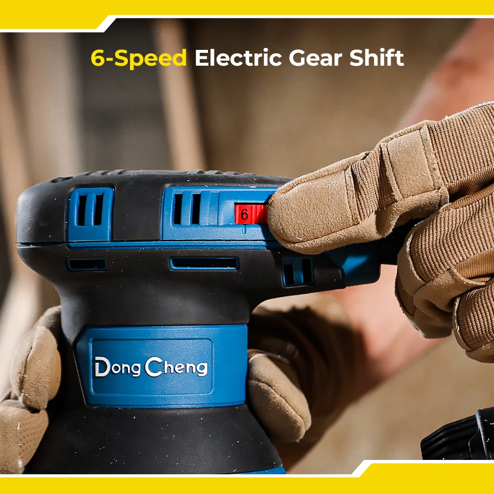 New product 125mm Electric 300W Sander Random Orbital Sander with ultra low vibration structure