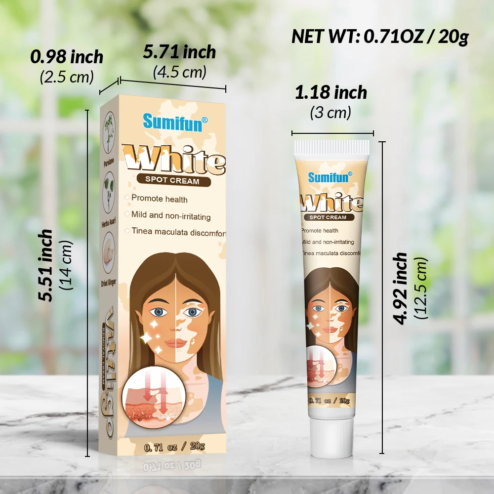 Sumifun White Vitiligo Treatment Improve Skin White Spot Relief Ointment