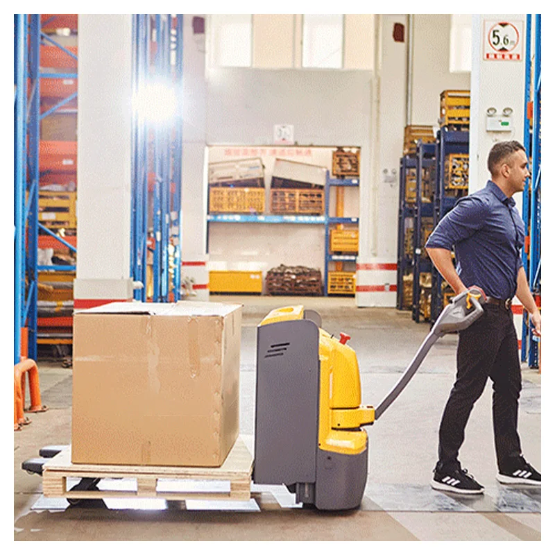 Large Load Capacity Warehouse 48V/10Ah High Quality Hand Pallet Truck Electric Pallet Truck 1.2t Elektrische Pallet Truck