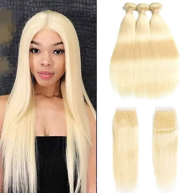 
Parksonhair 613 straight human virgin hair weave 1 bundles/pack wholesales price brazilian human hair 